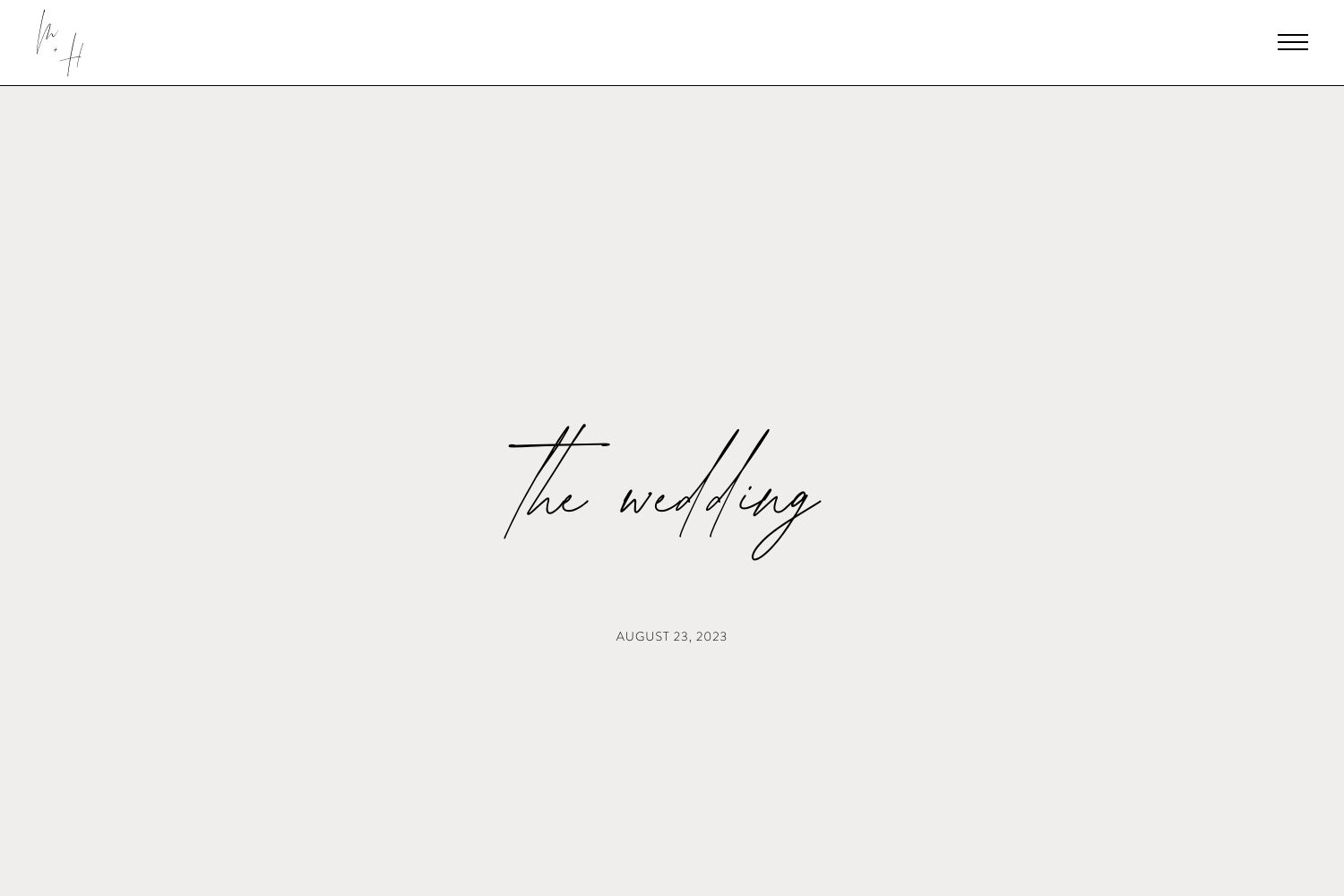 Hendrix Wedding Website