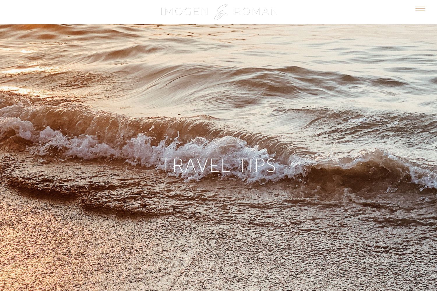 Imogen Wedding Website