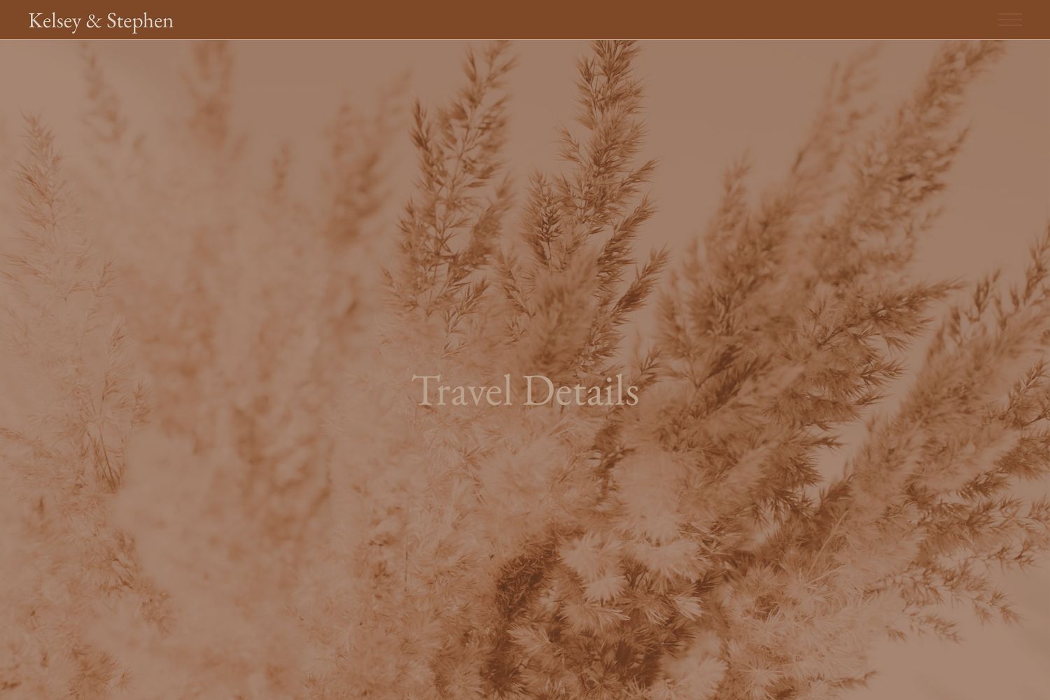 Kelsey Wedding Website