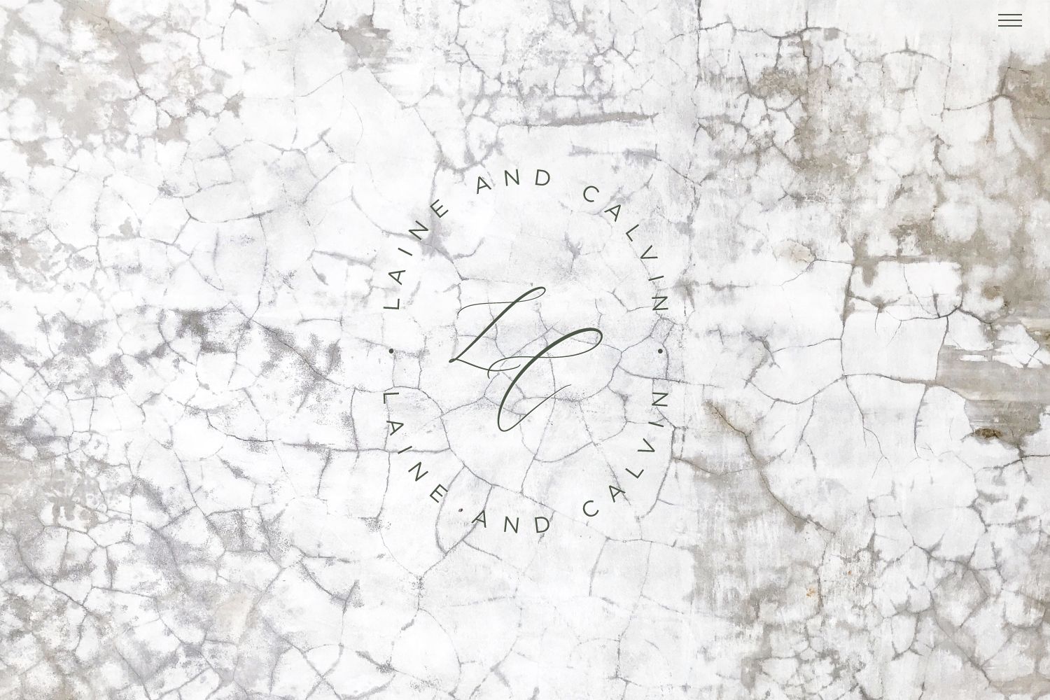 Laine Wedding Website