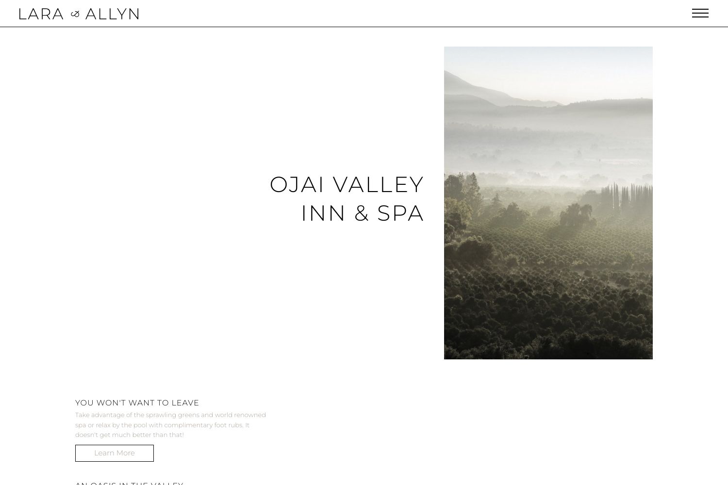 Lara Wedding Website