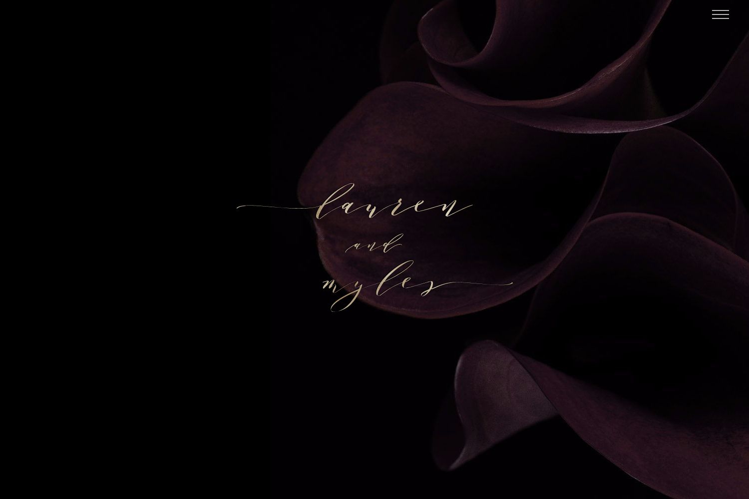 Lauren Wedding Website