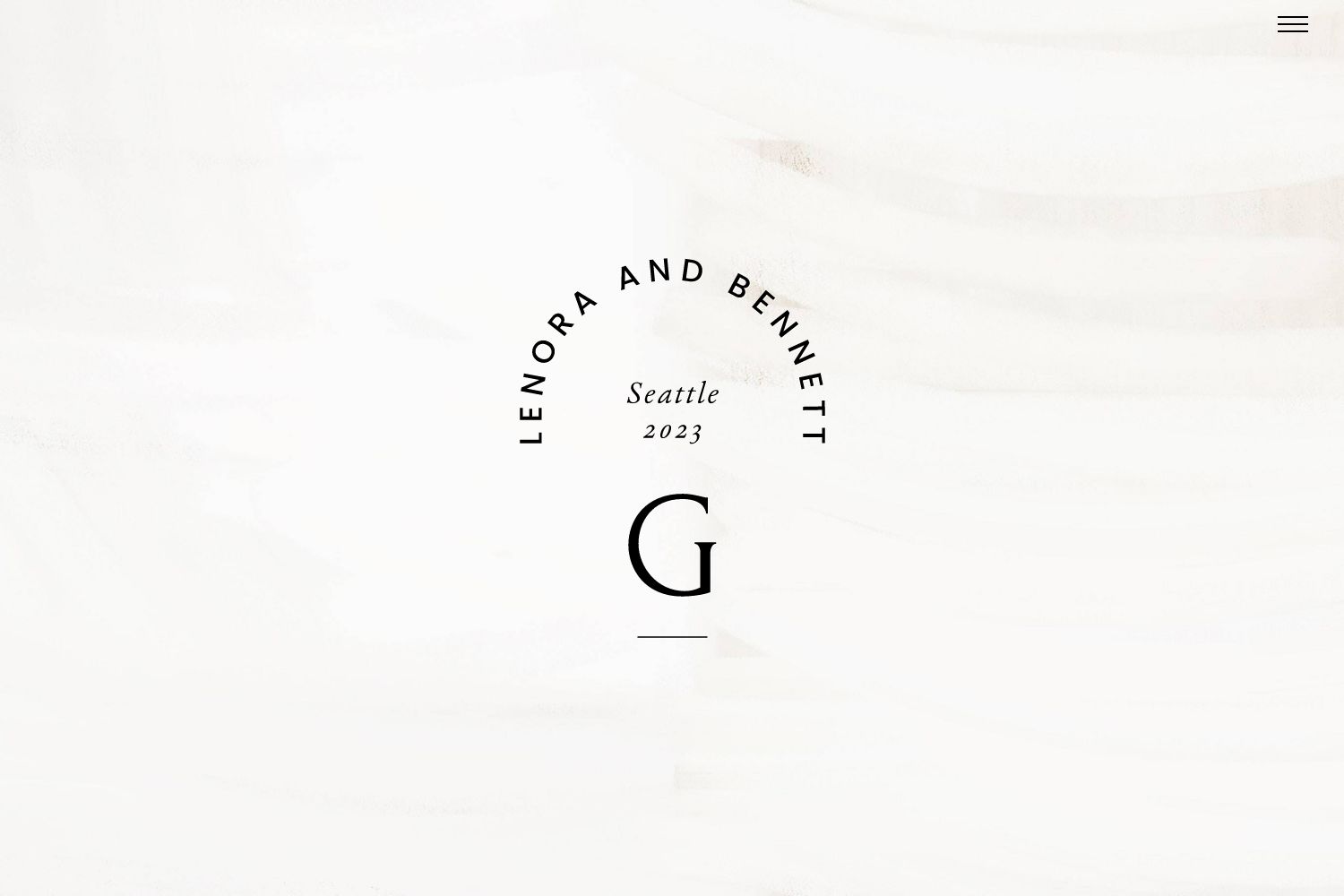 Lenora Wedding Website