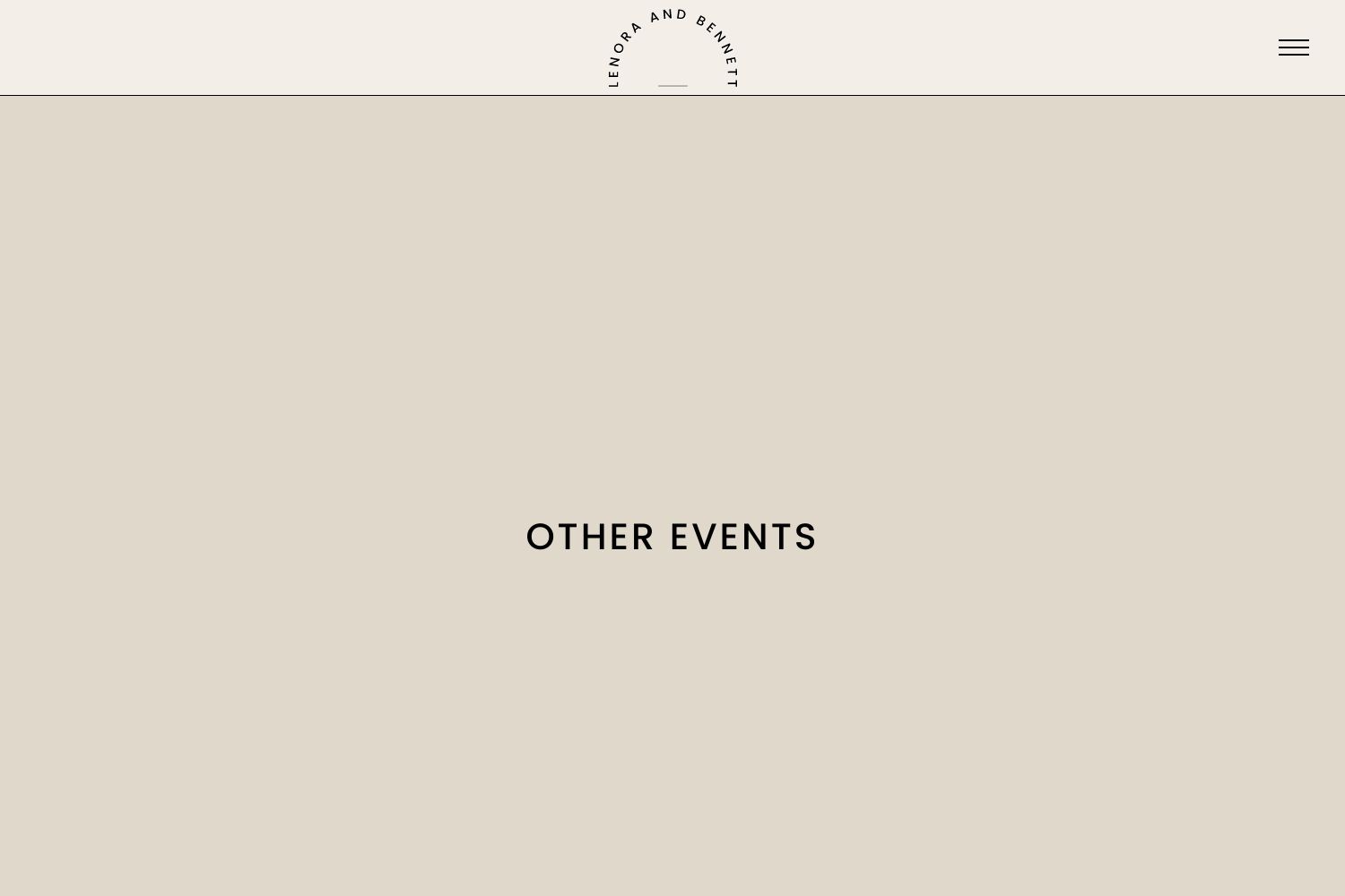 Lenora Wedding Website