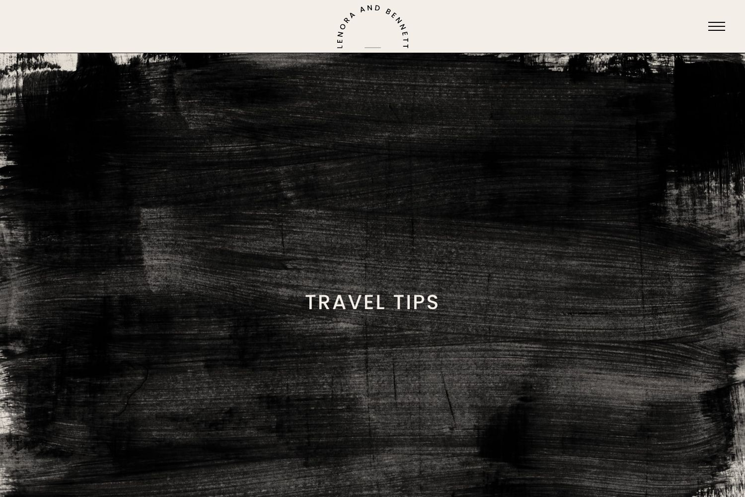 Lenora Wedding Website