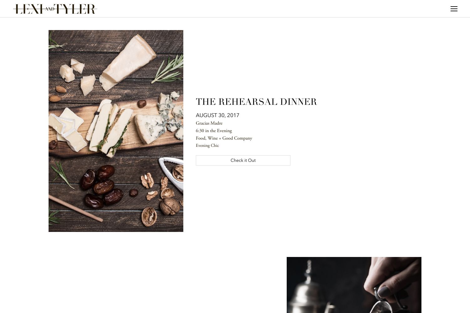 Lexi Wedding Website