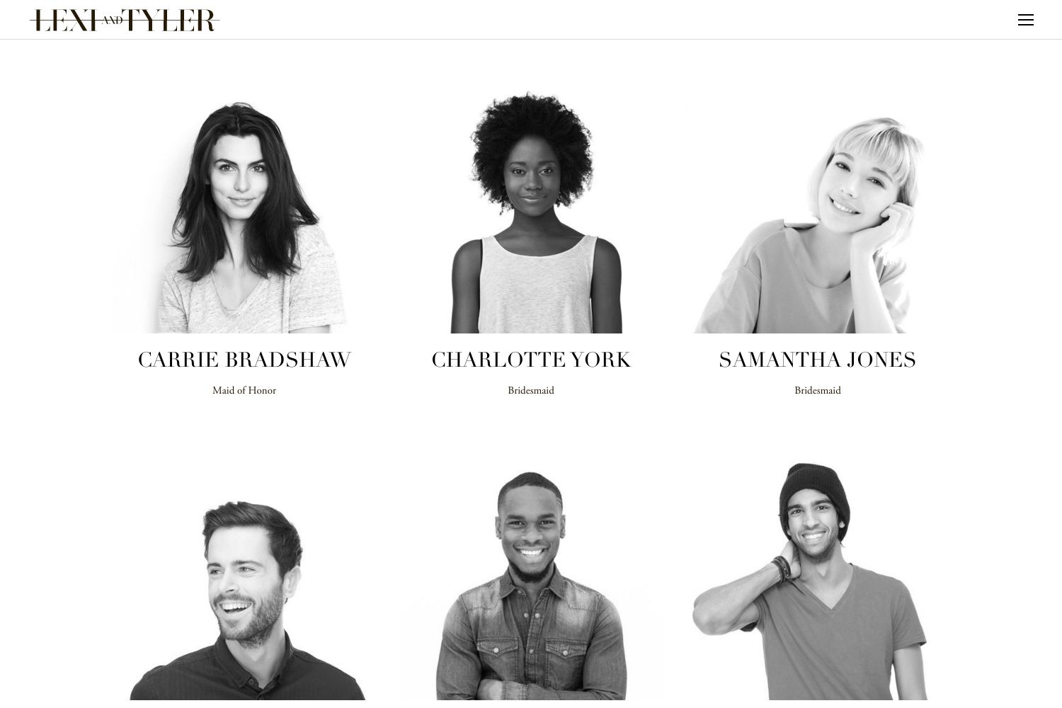 Lexi Wedding Website