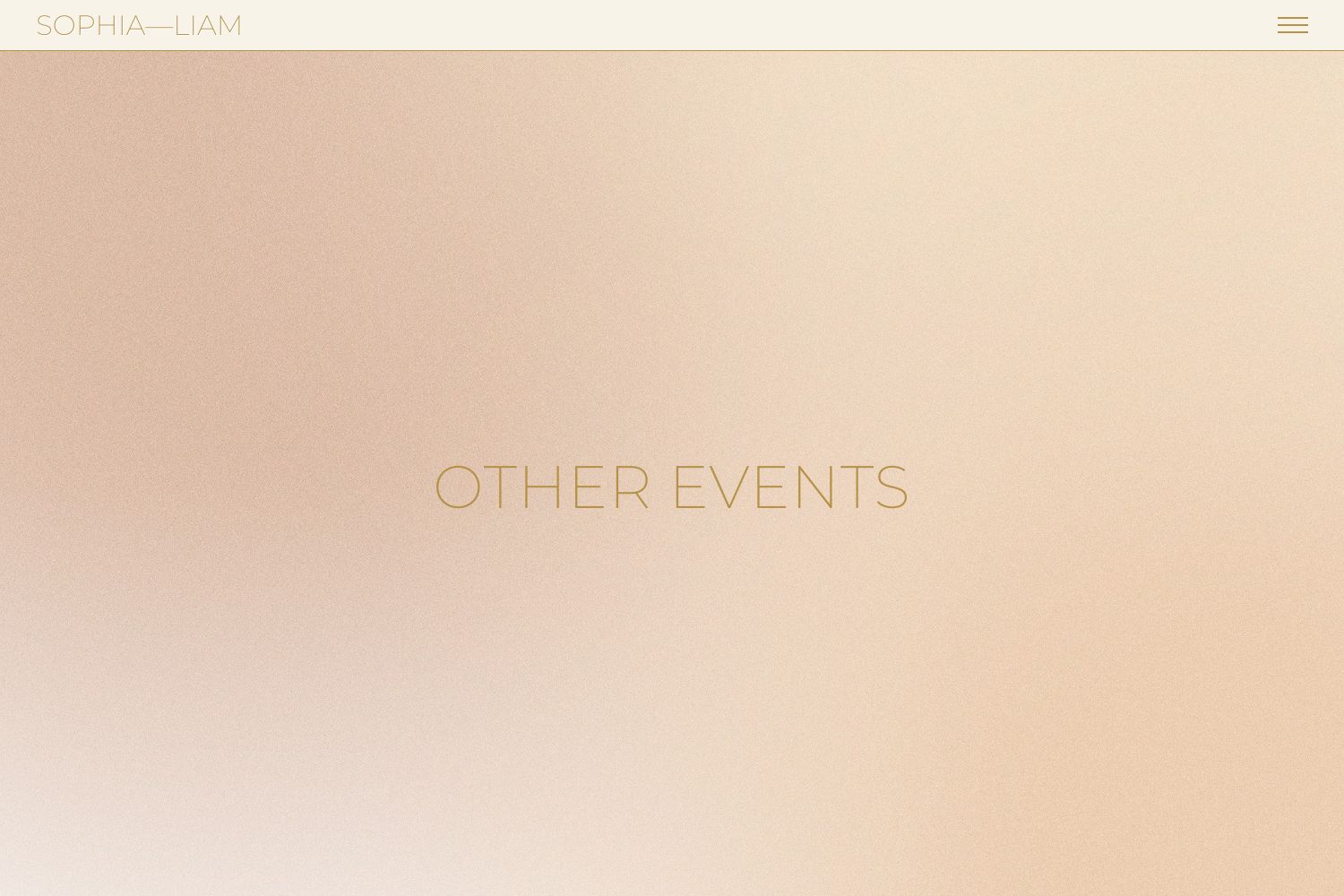 Liam Wedding Website