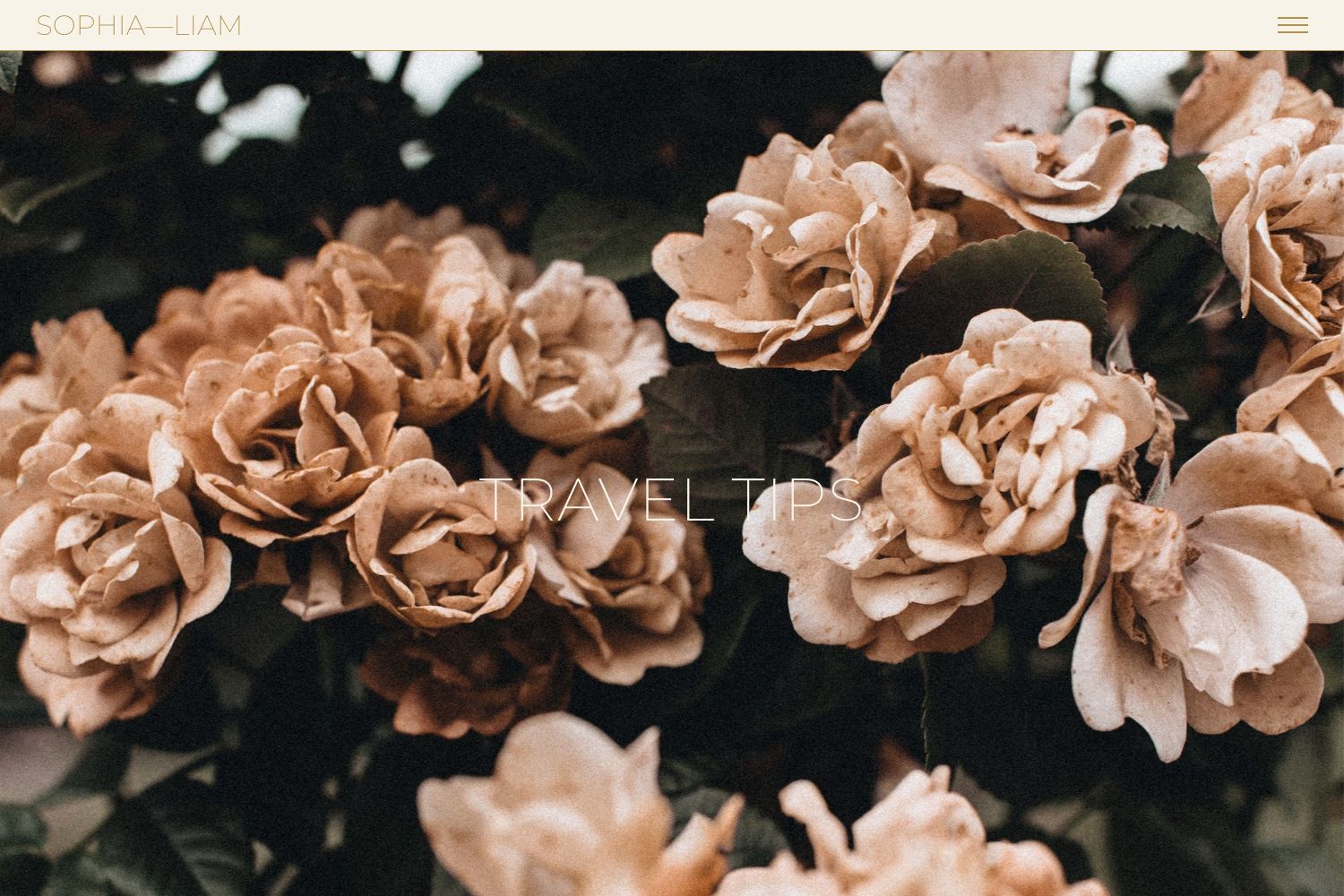 Liam Wedding Website