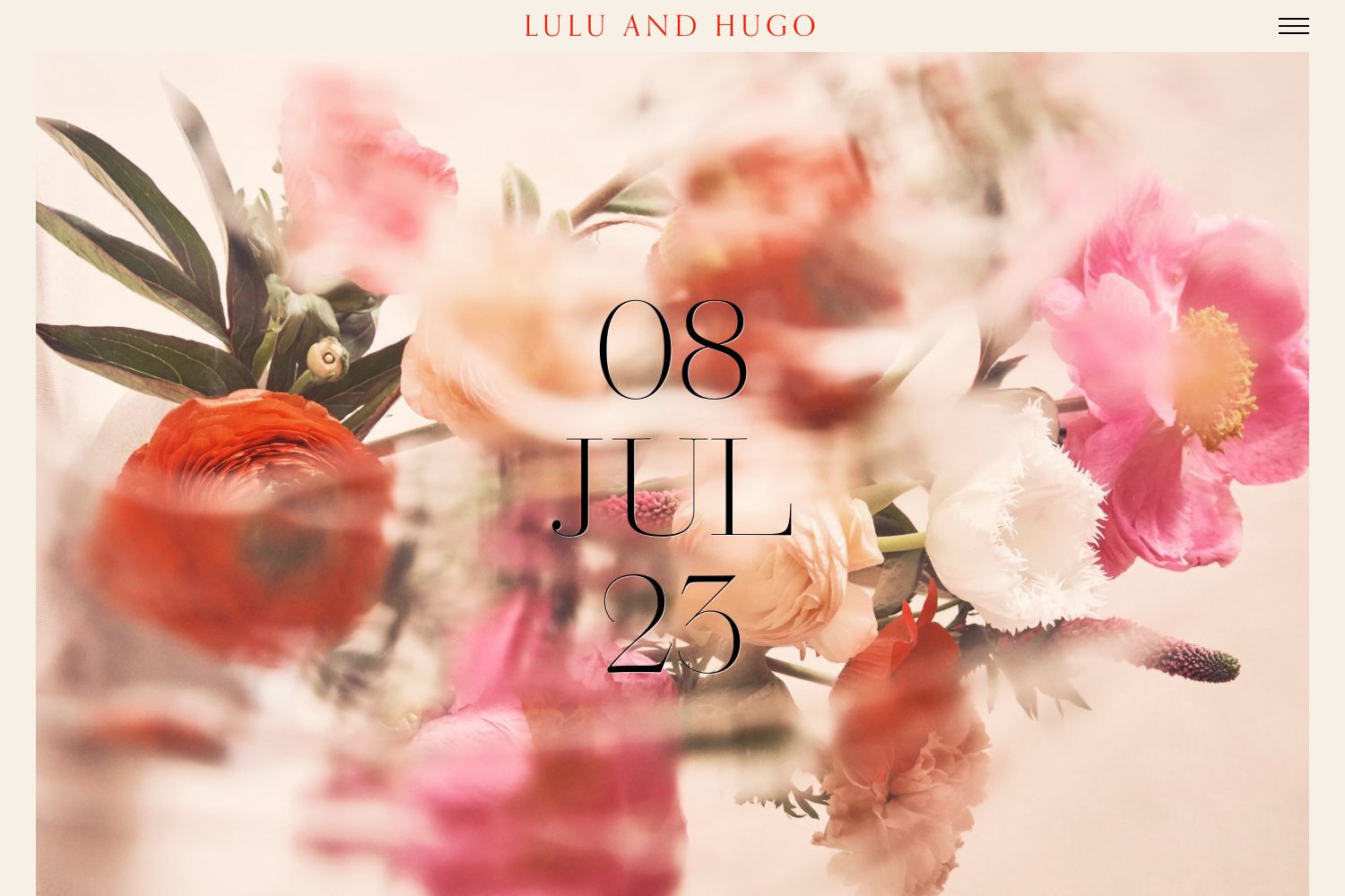 Lulu Wedding Website