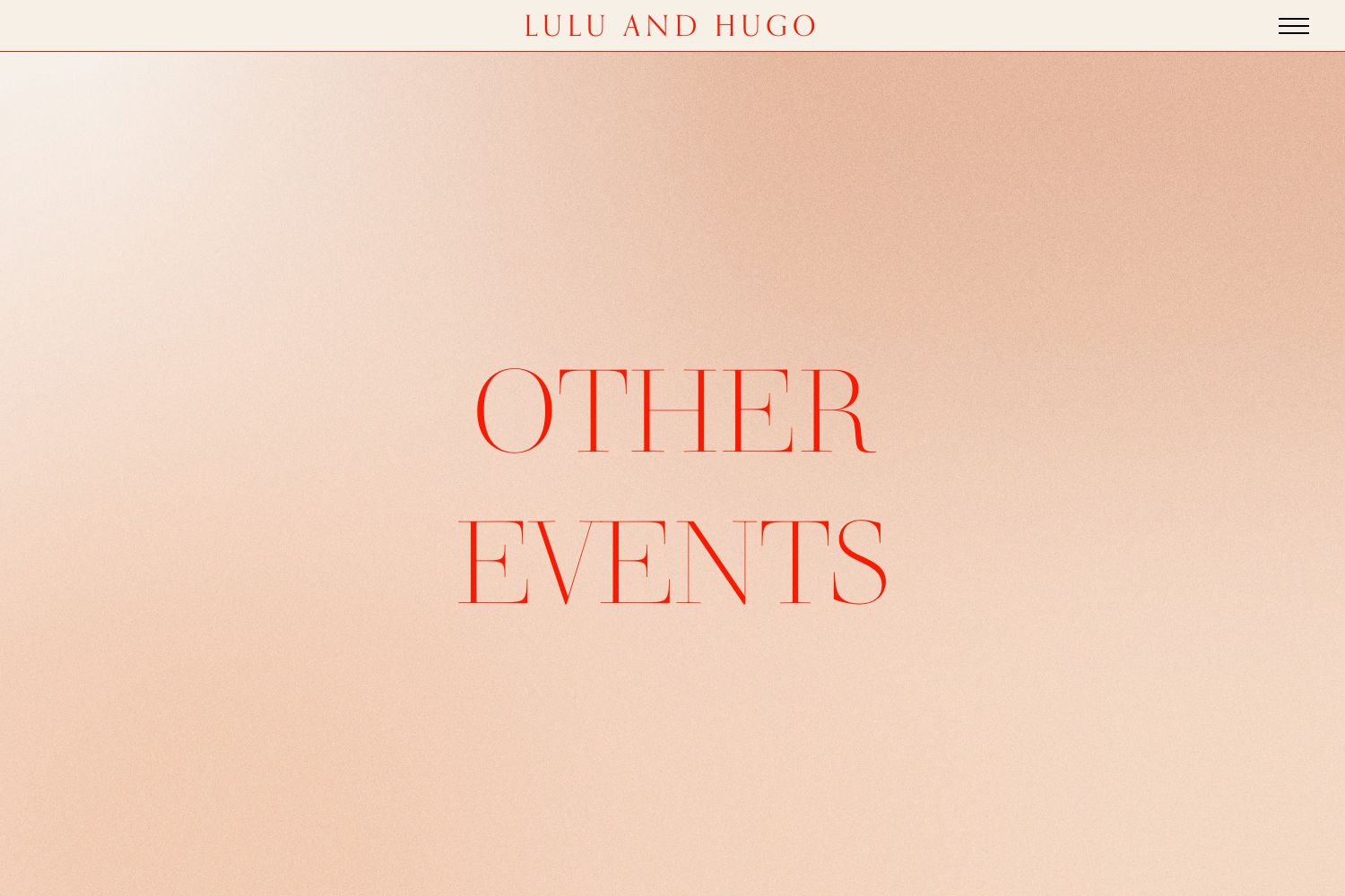 Lulu Wedding Website