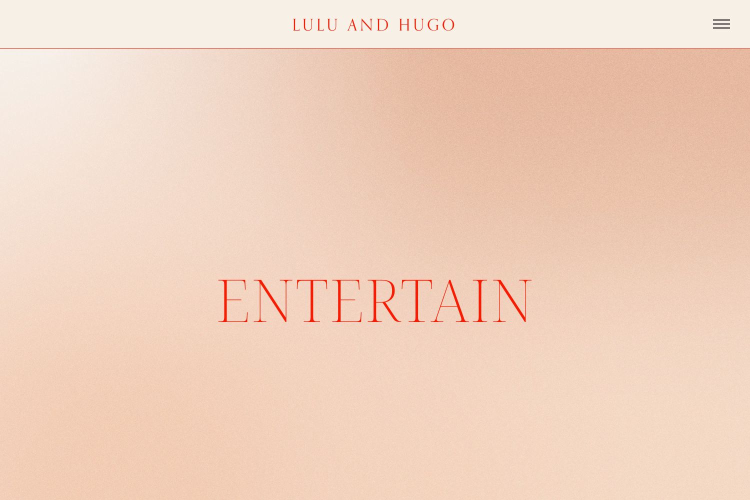 Lulu Wedding Website