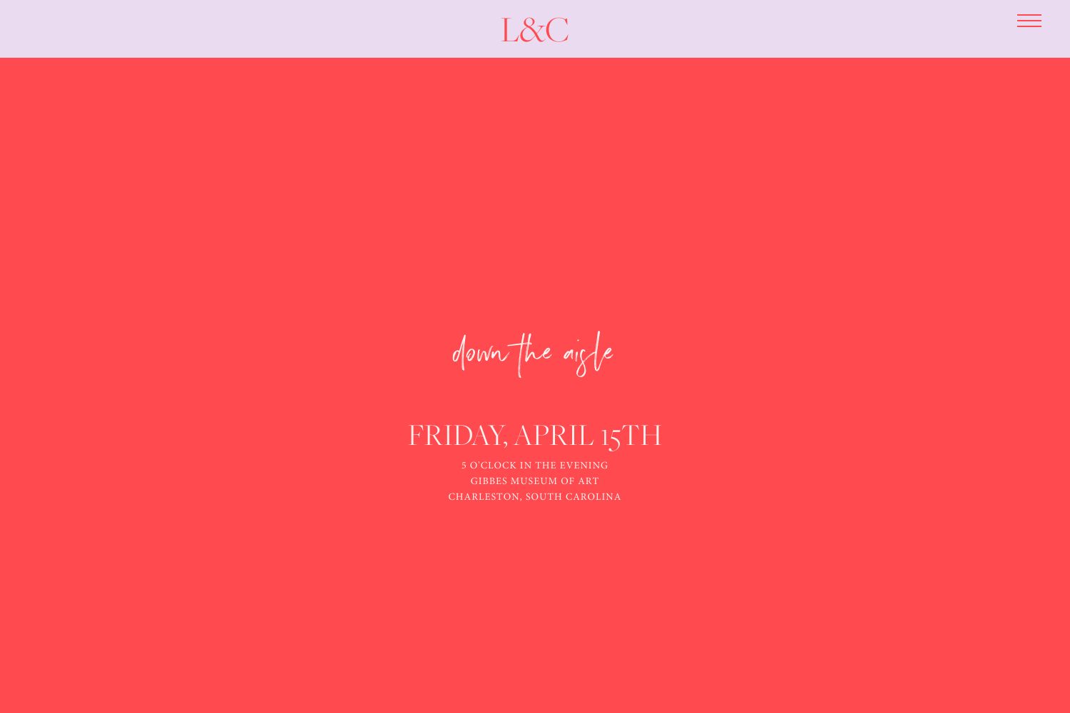 Luna Wedding Website