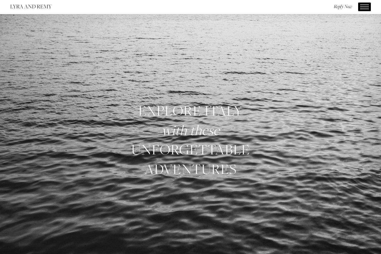 Lyra Wedding Website