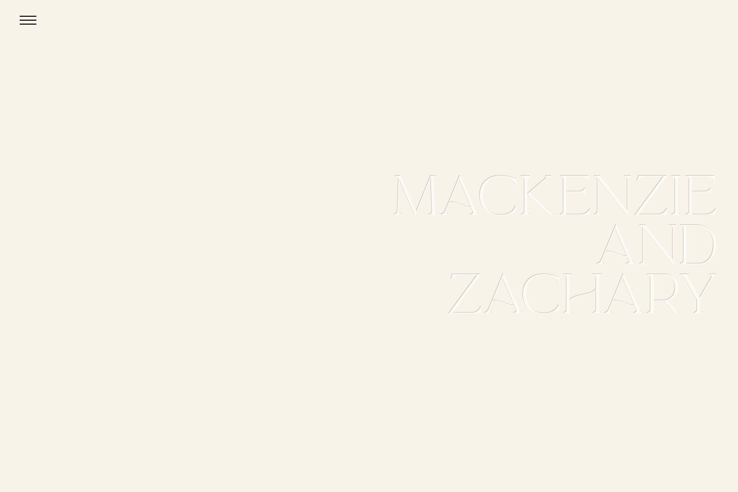 Great Wedding Websites - Check out the Mackenzie Design at B&B