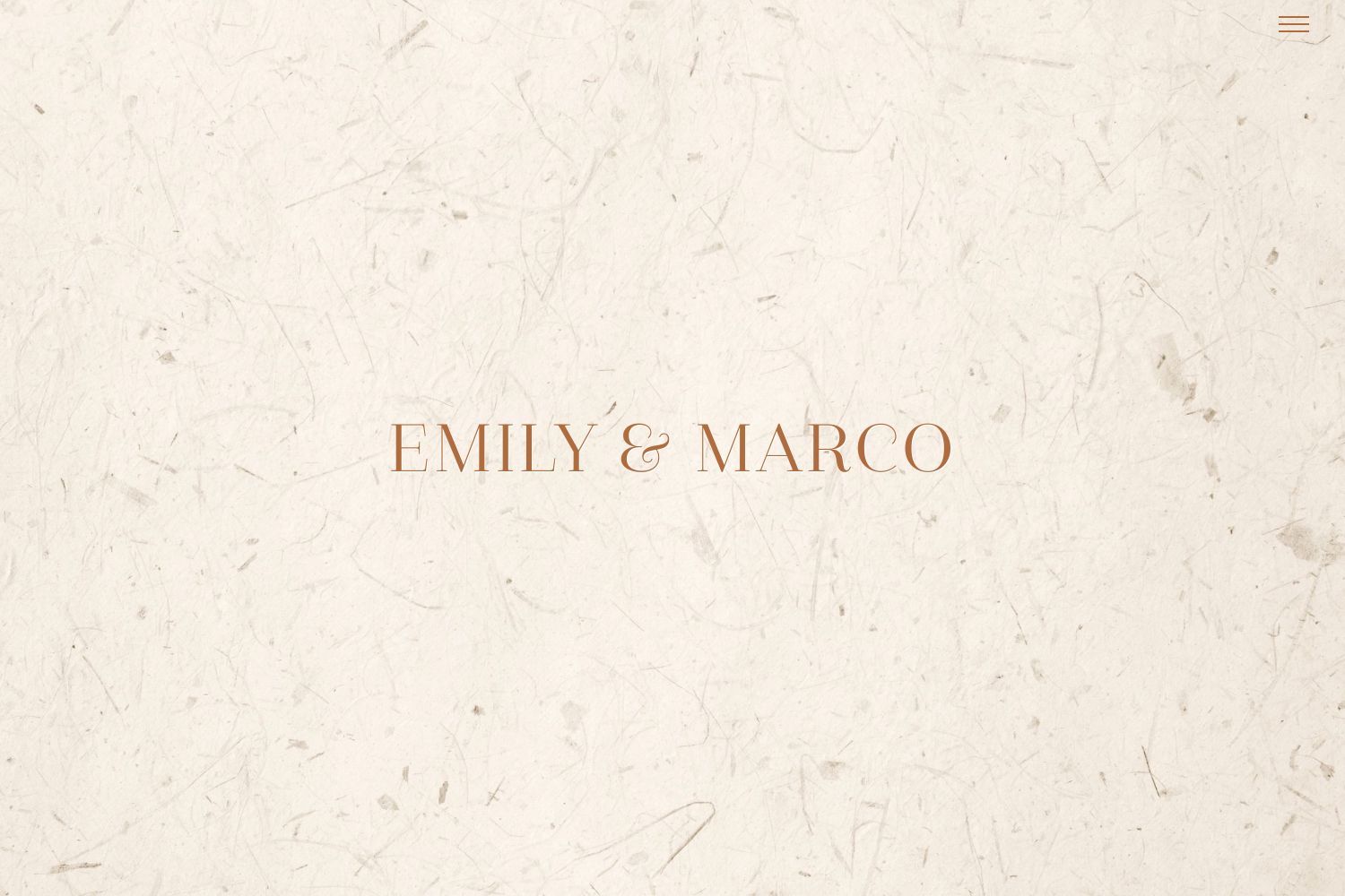 Marco Wedding Website