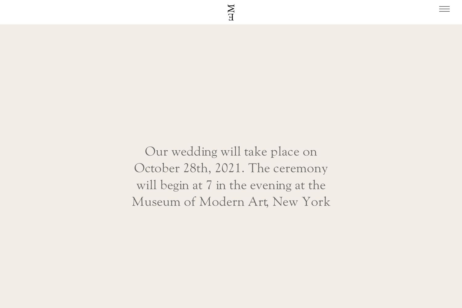 Mason Wedding Website