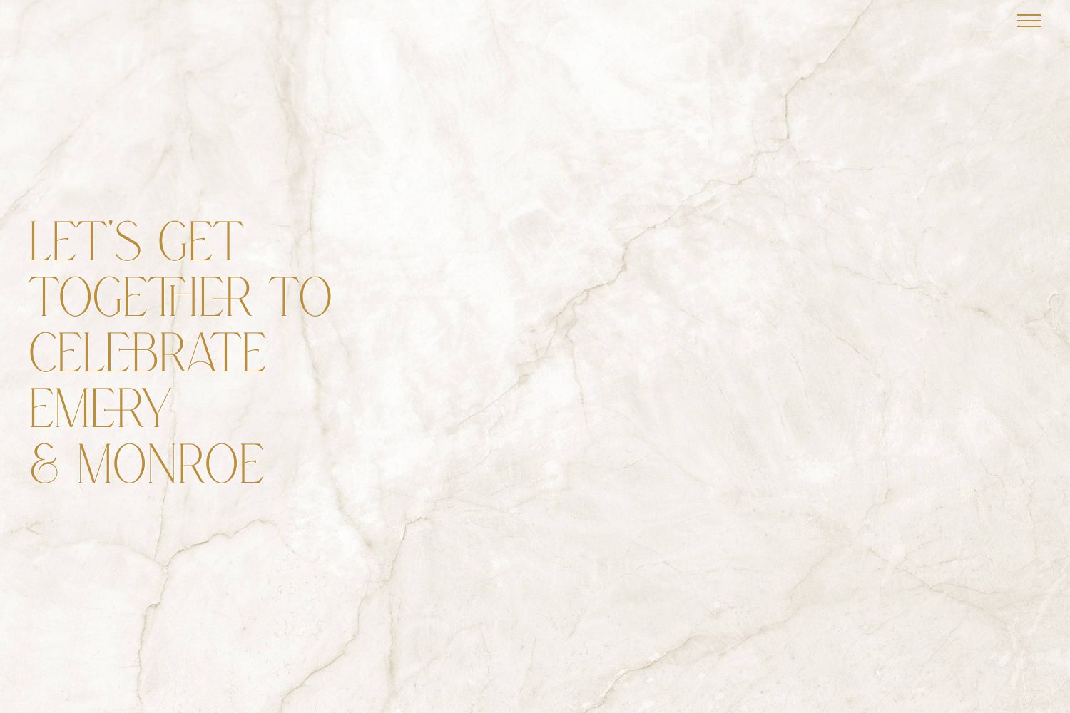 Monroe Wedding Website