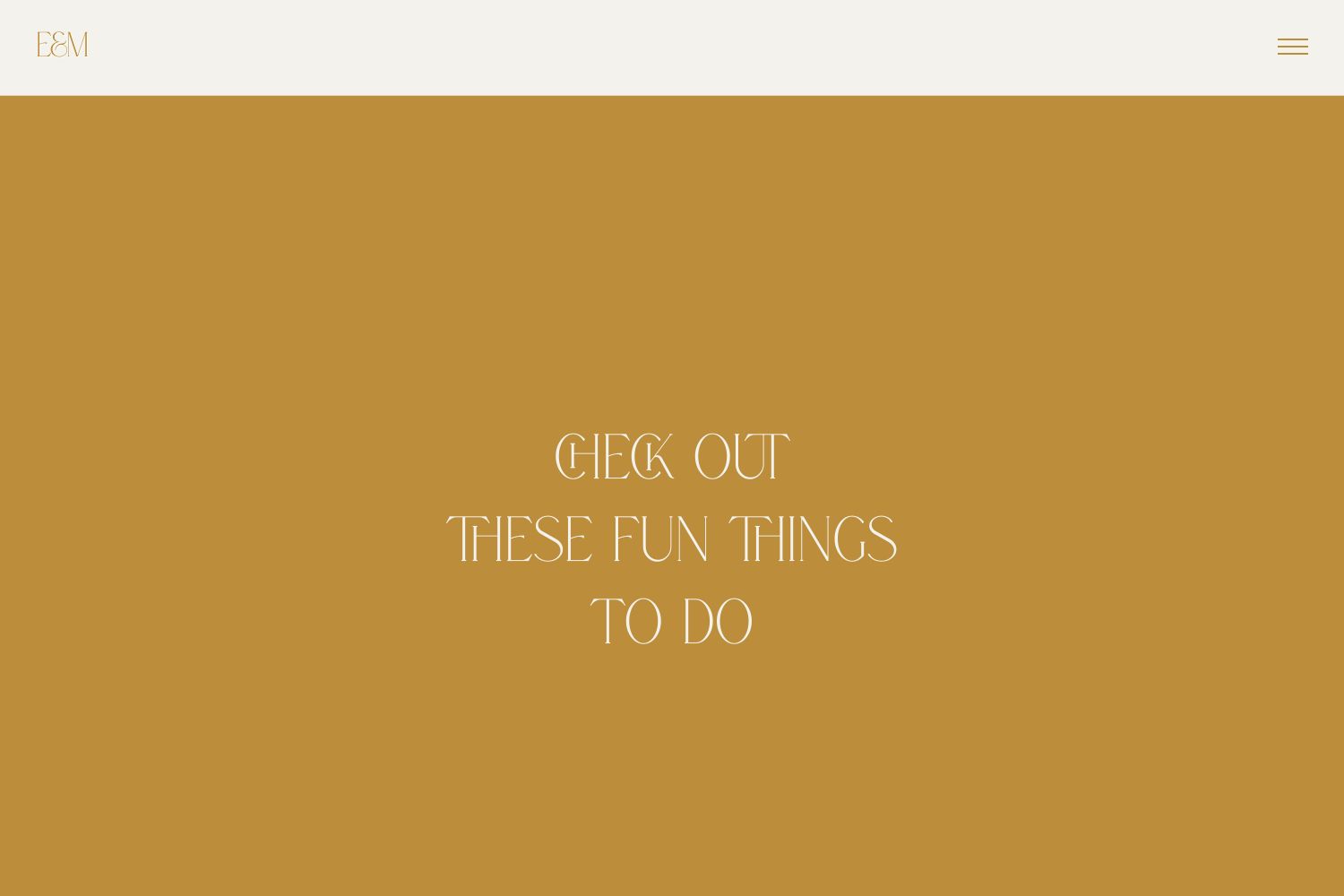 Monroe Wedding Website