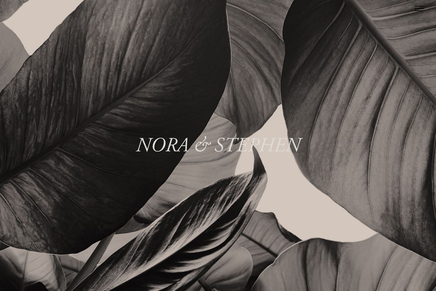Nora Wedding Website