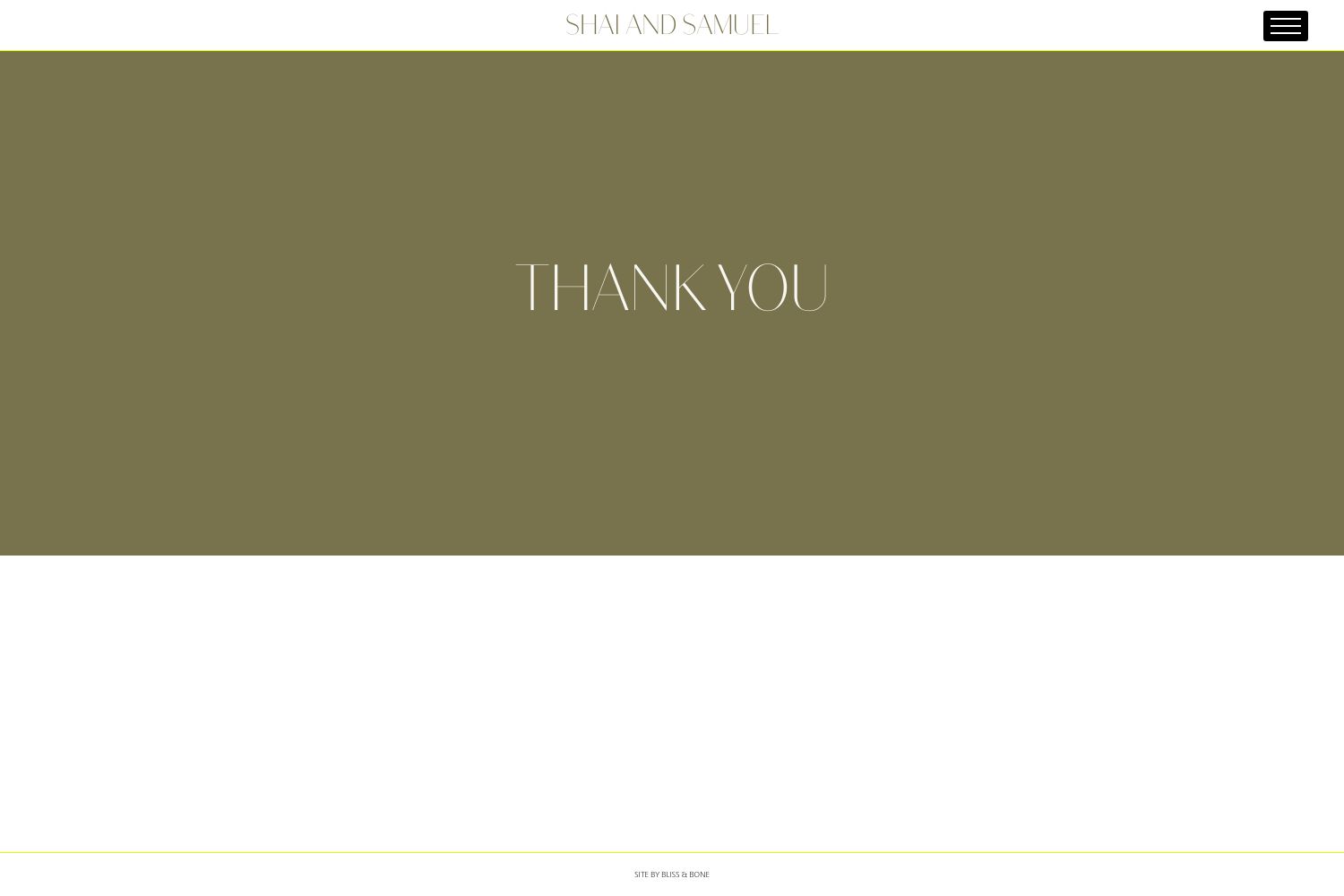 Raine Wedding Website