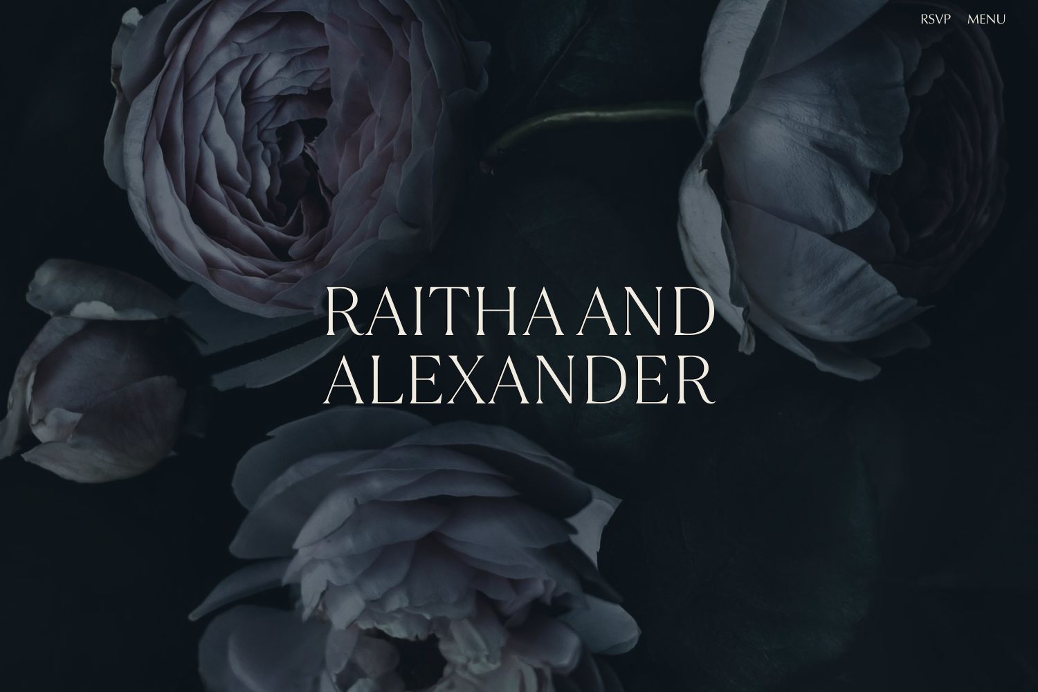 Raitha Wedding Website