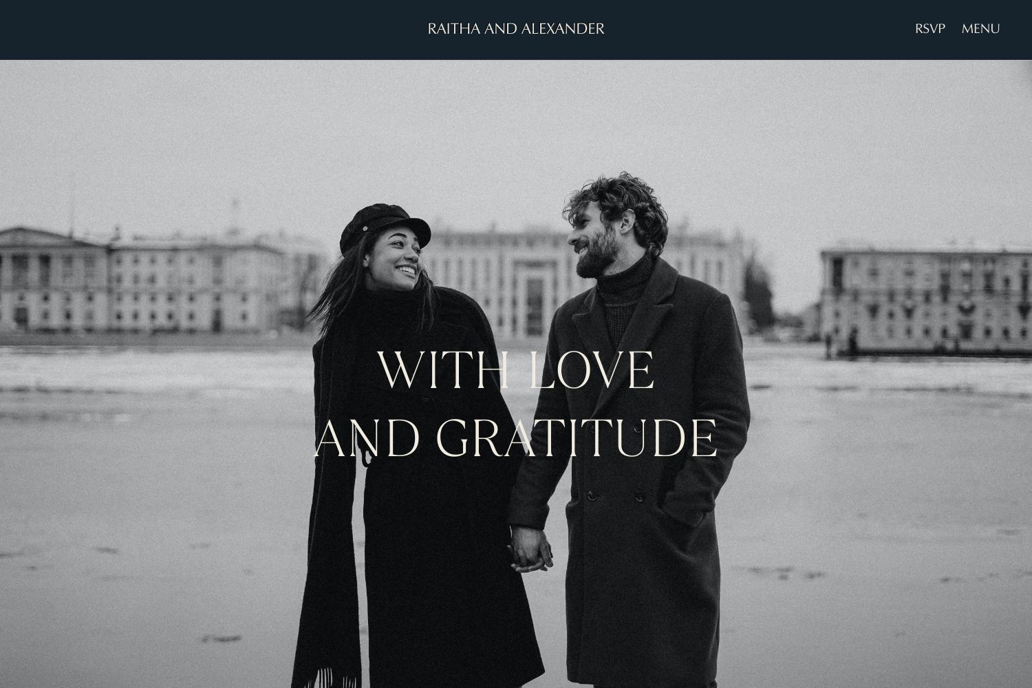 Raitha Wedding Website