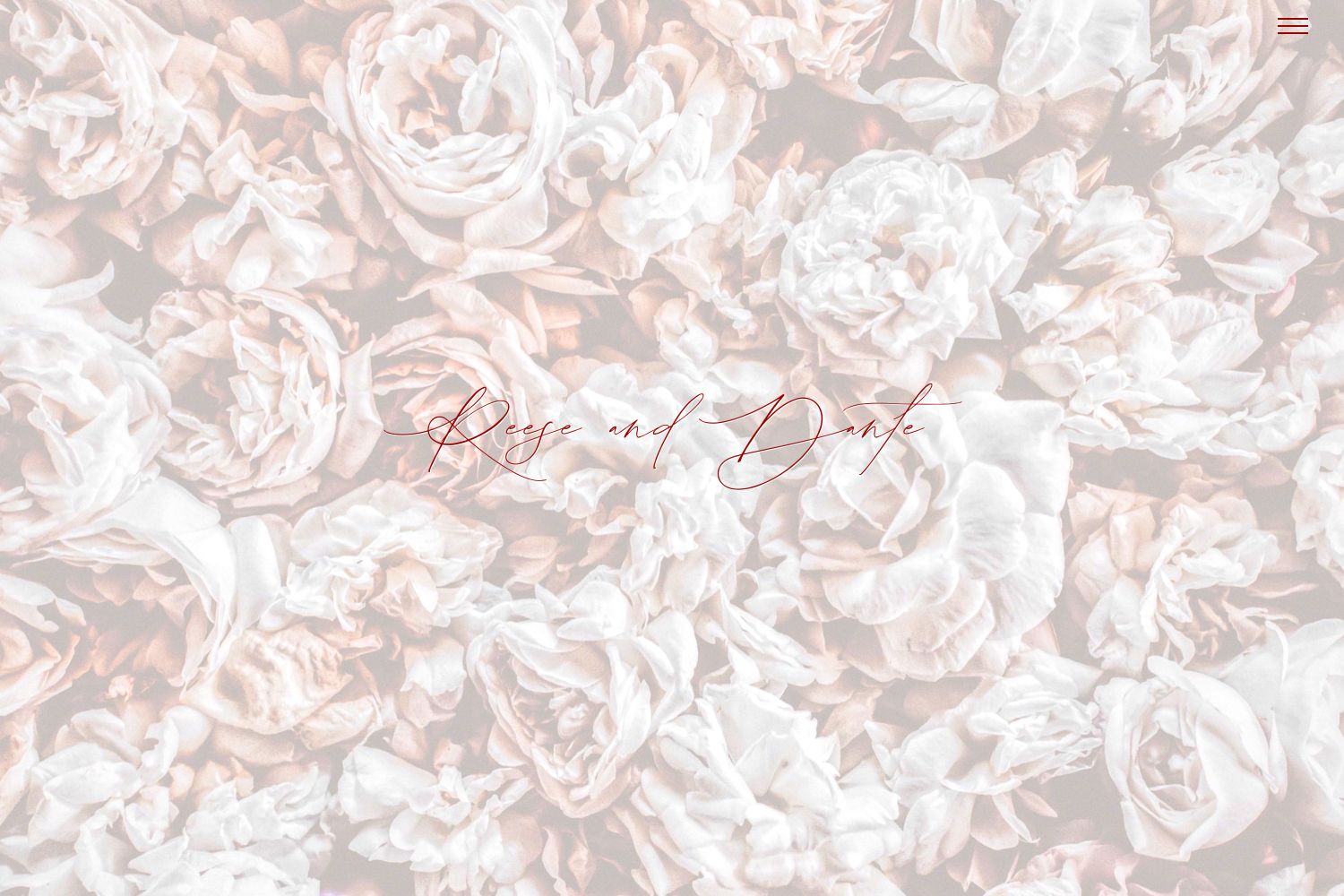 Reese Wedding Website