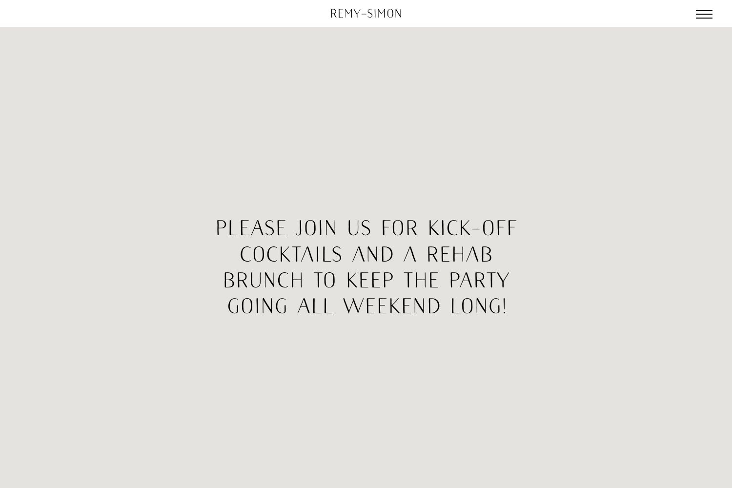 Remy Wedding Website