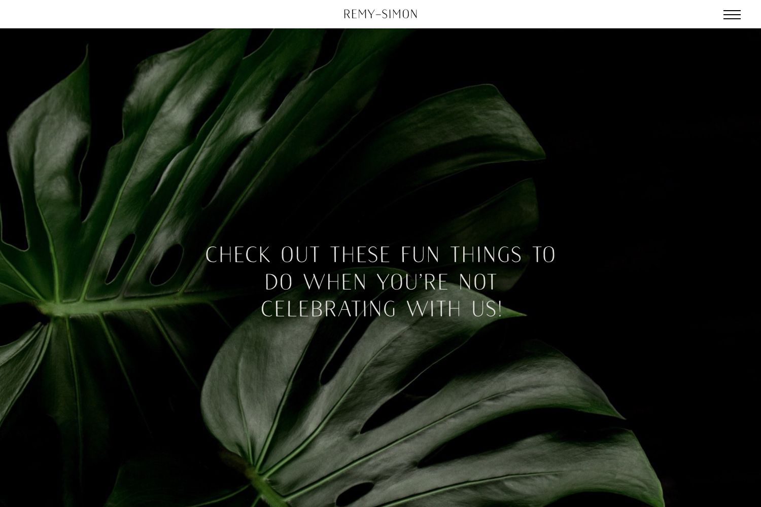 Remy Wedding Website