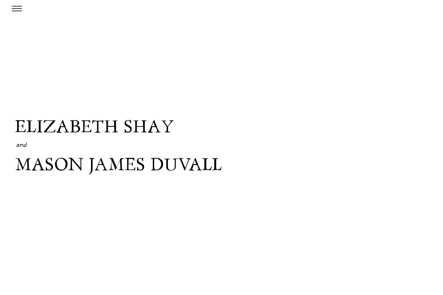 Rivera Wedding Website