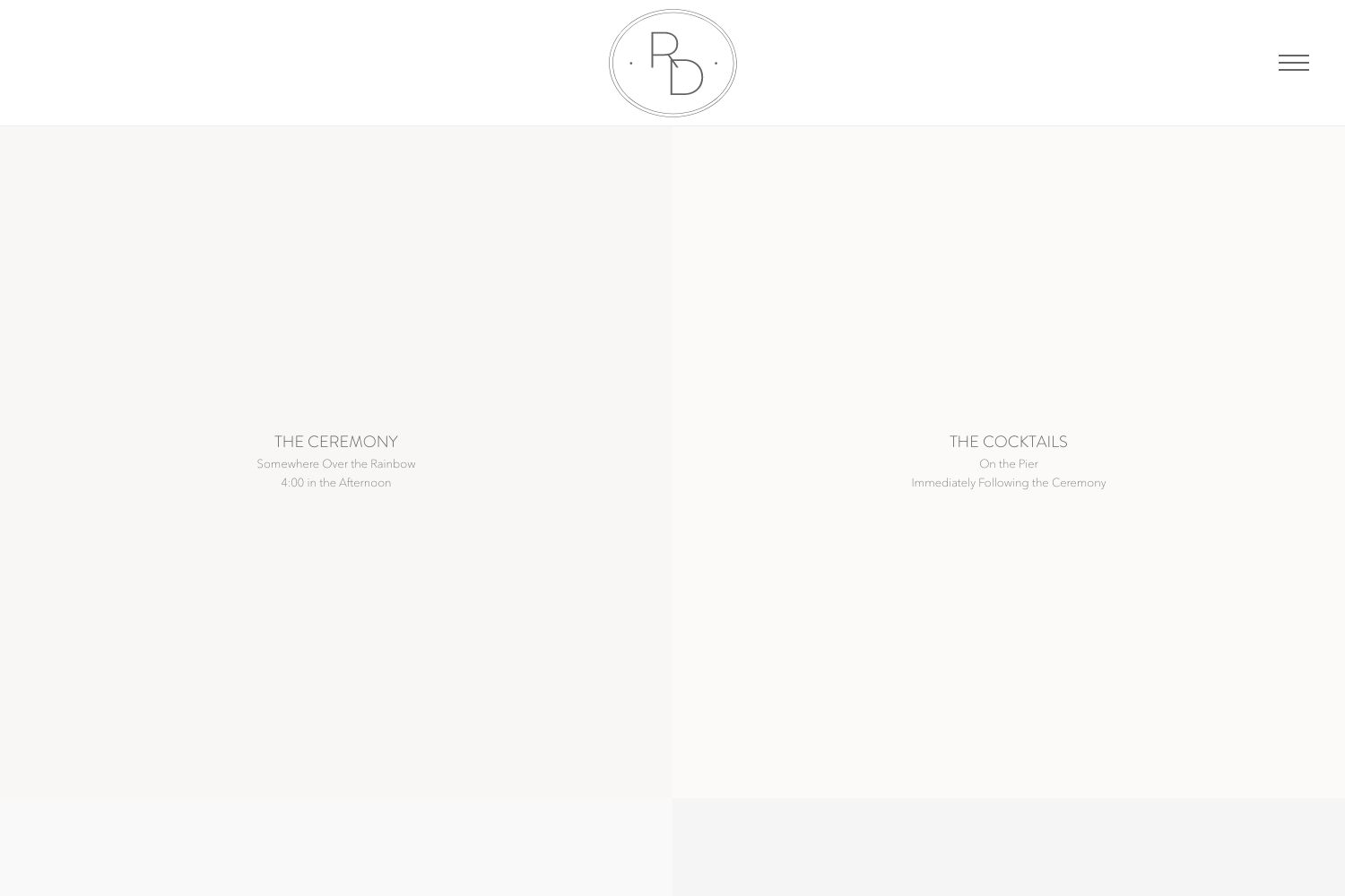 Rosa Wedding Website