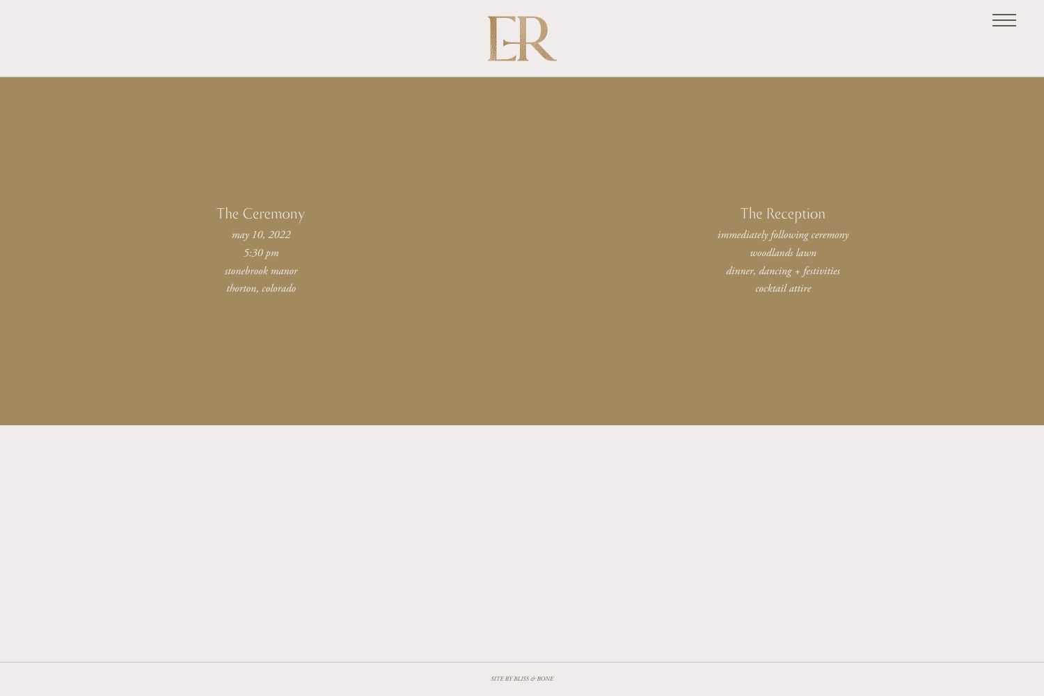 Rowan Wedding Website