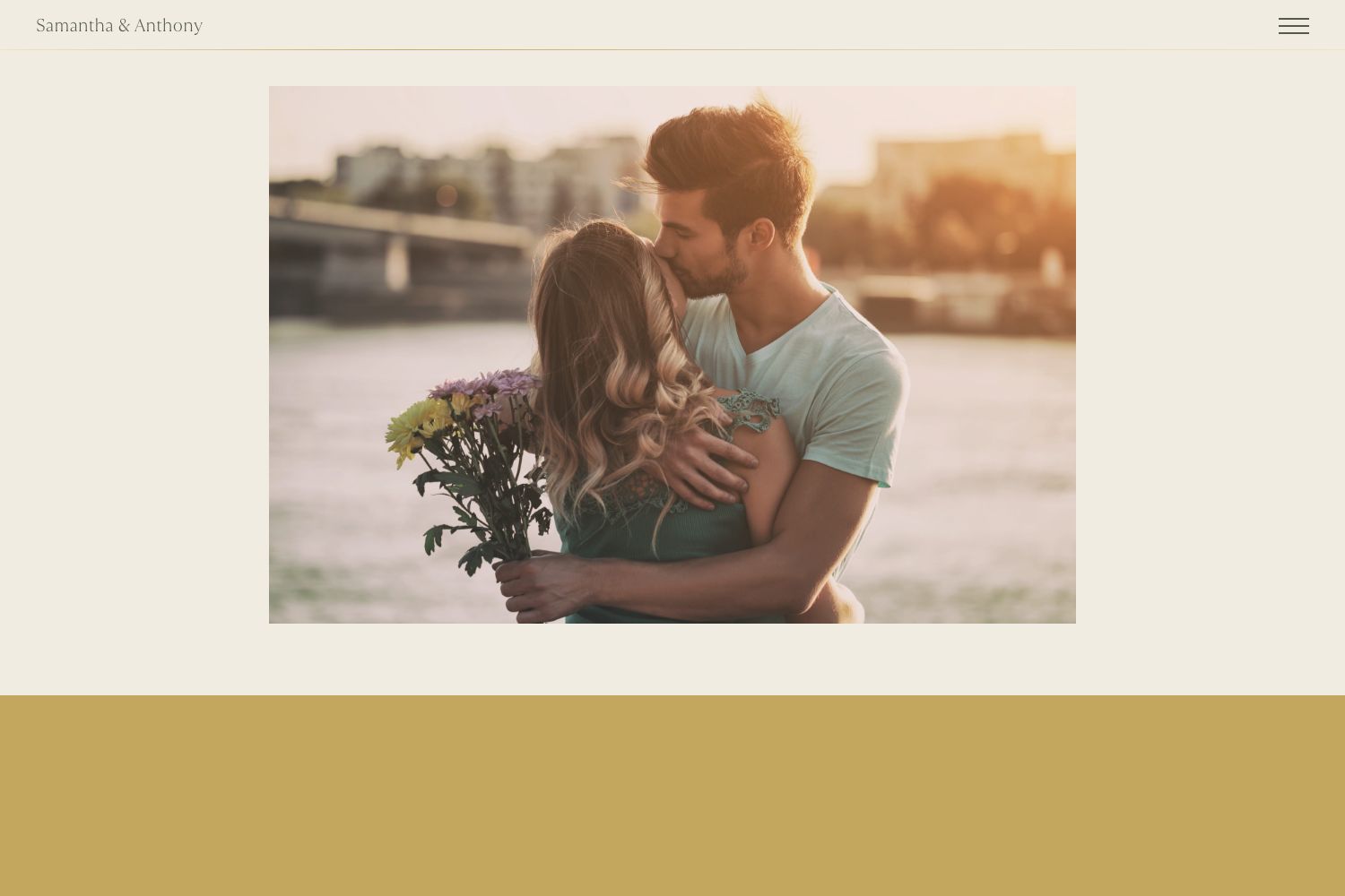 Samantha Wedding Website