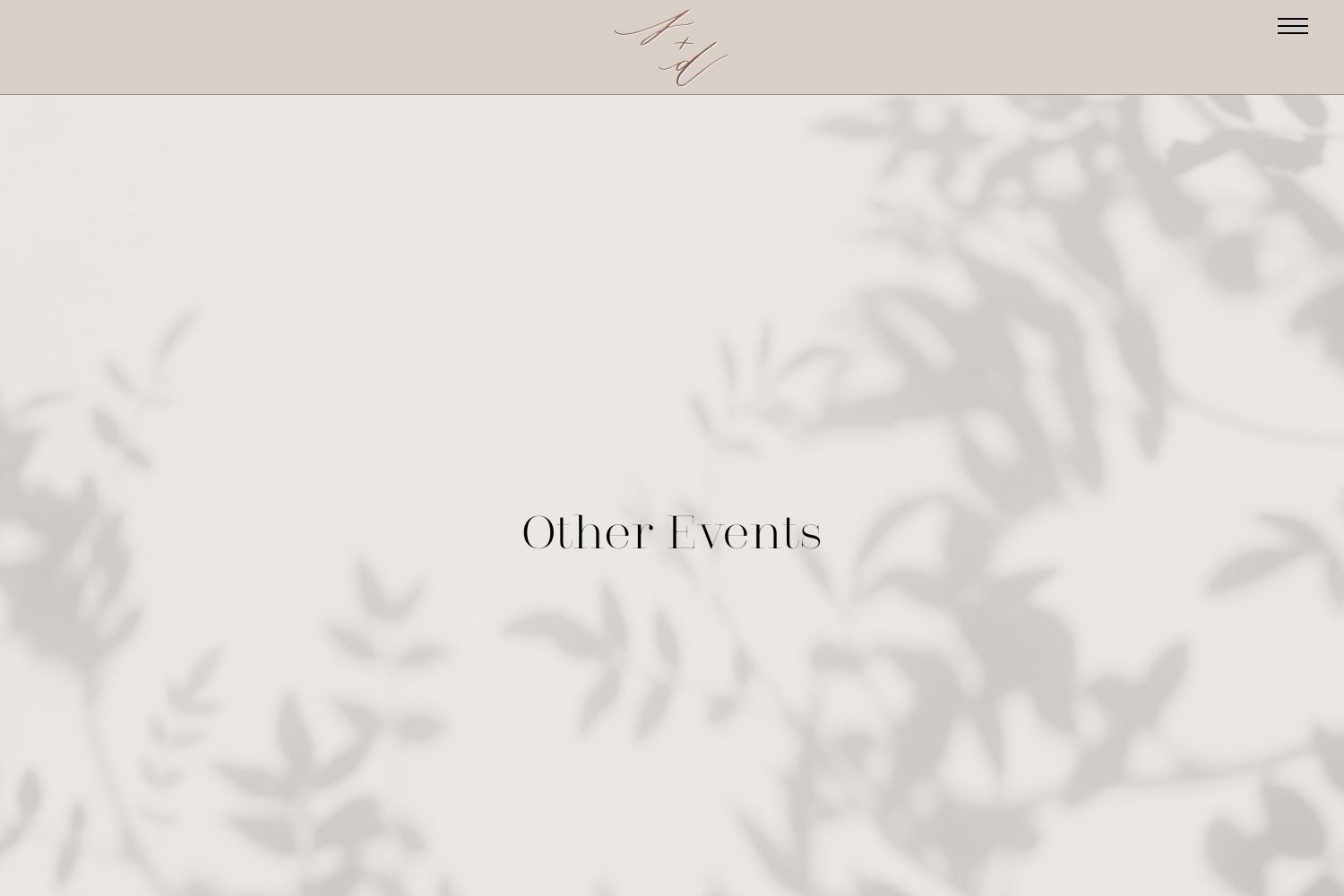 Serena Wedding Website