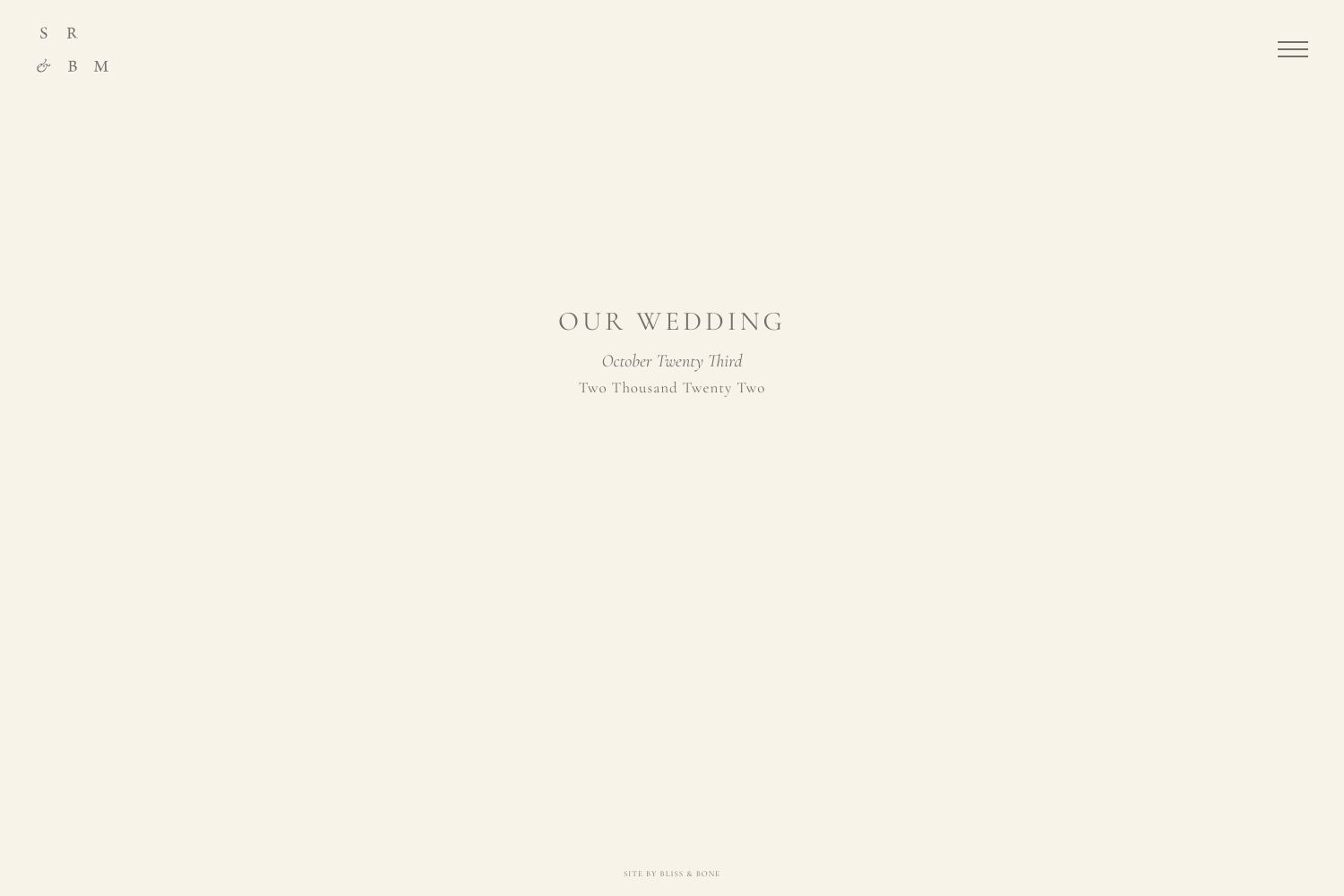 Sienna Wedding Website