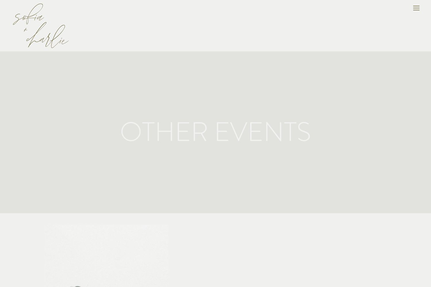 Sofia Wedding Website