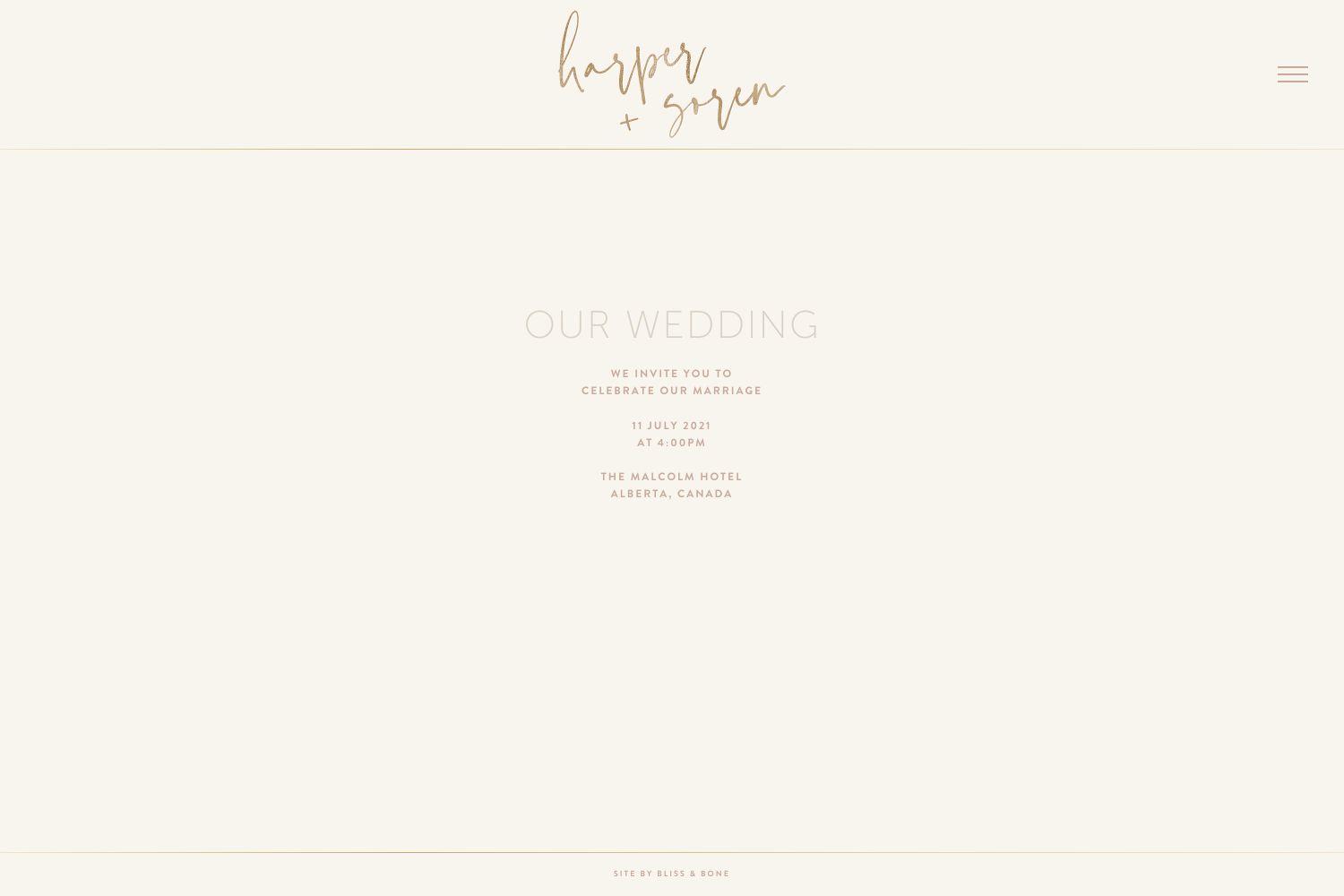Soren Wedding Website