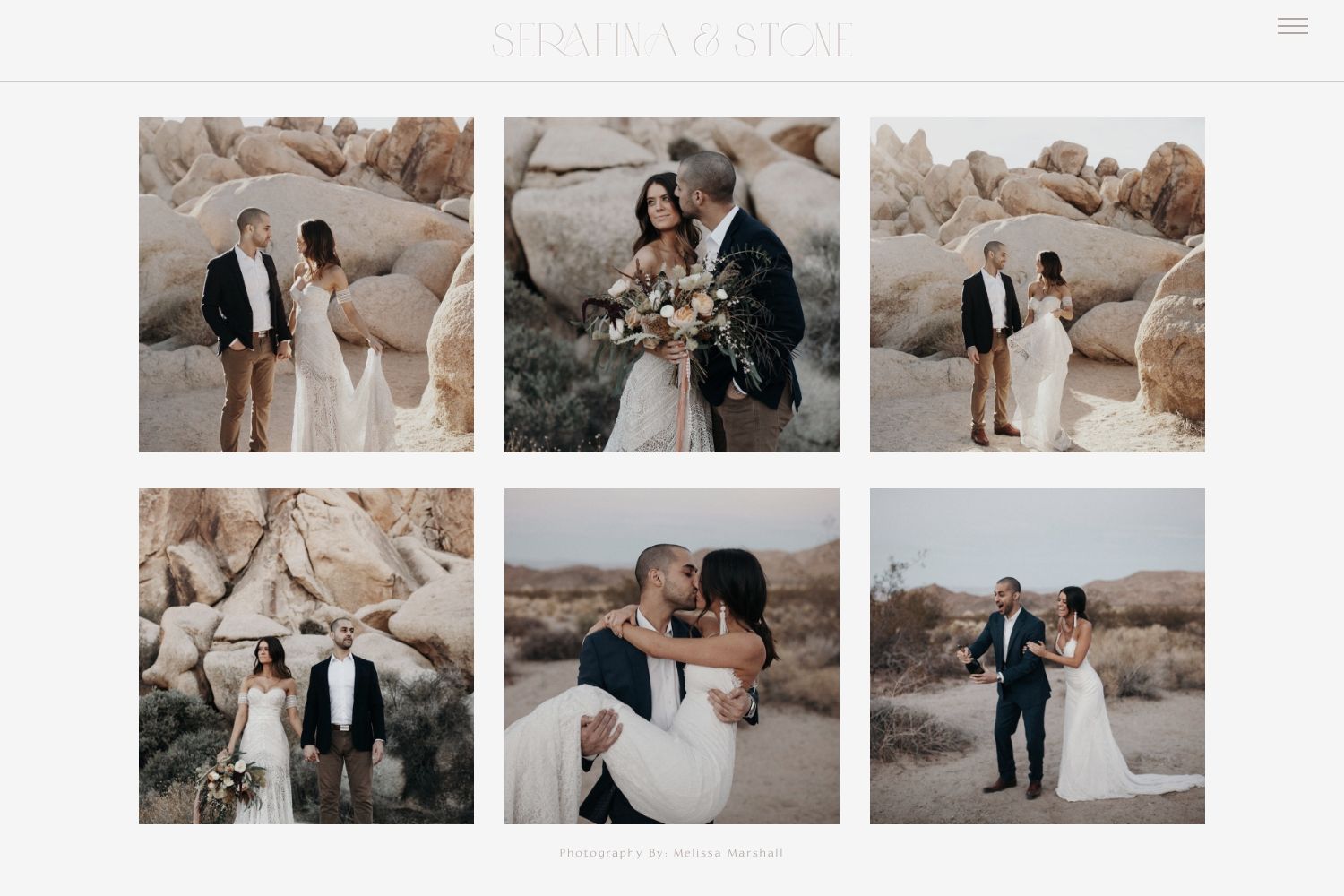 Stone Wedding Website