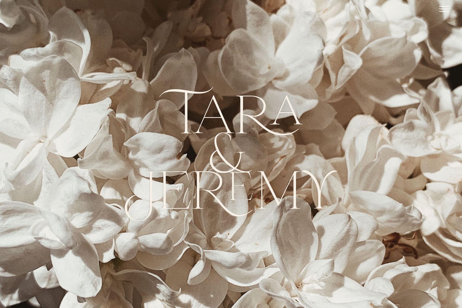 Tara Wedding Website